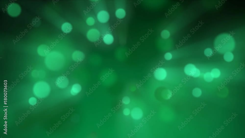 Light Particle Background - Green