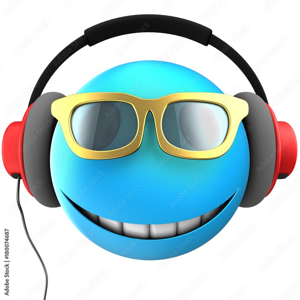3d blue emoticon smile 3d blue emoticon smile