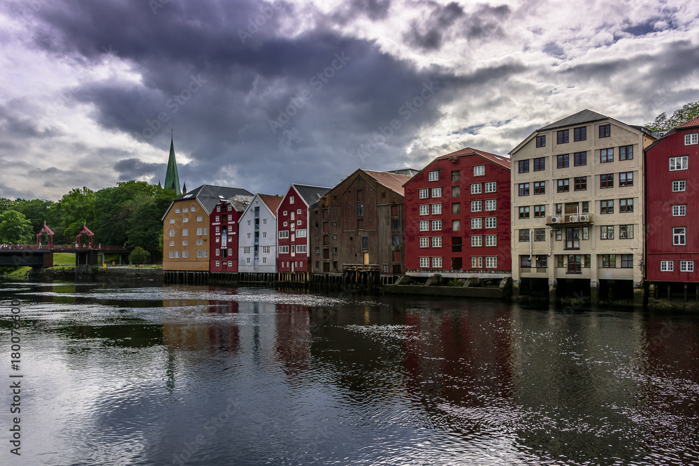 Obraz premium Beautiful Denmark coastal scenery at sunset