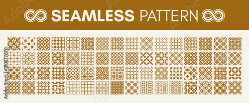Seamless pattern. Geometric background. Vector Illustration.