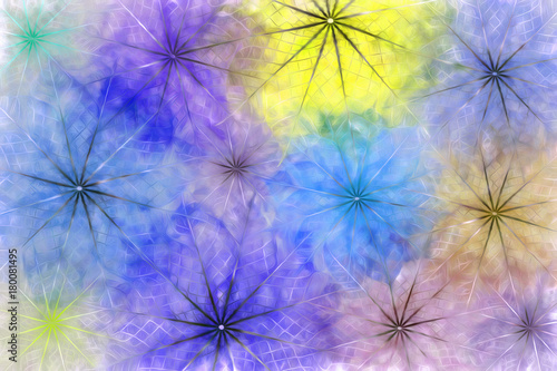 oil paint style of flower blossom  digital painting