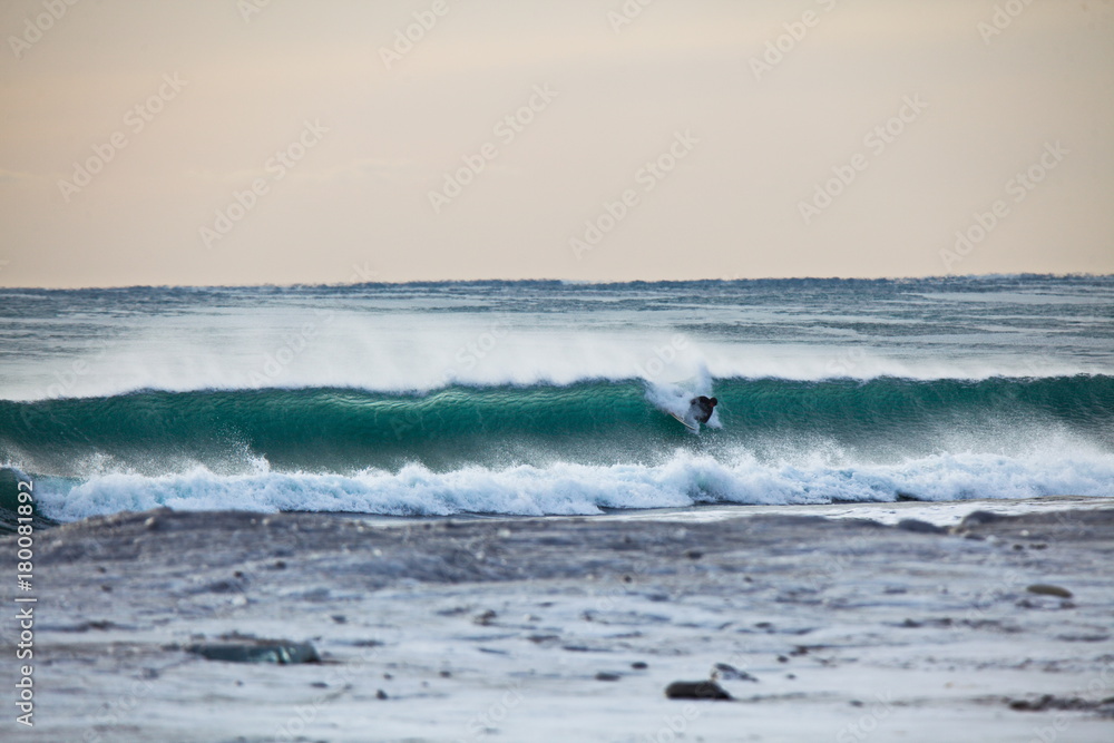 Surfing Kamchatka