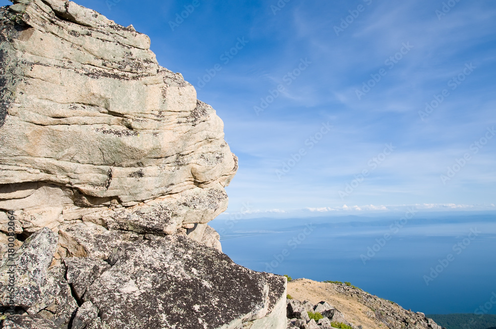 rock at Baikal