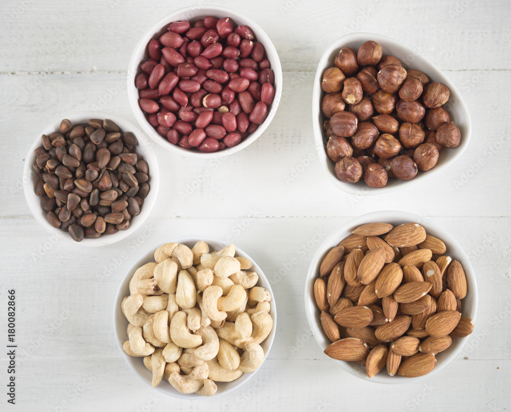top view of nuts top view of nuts