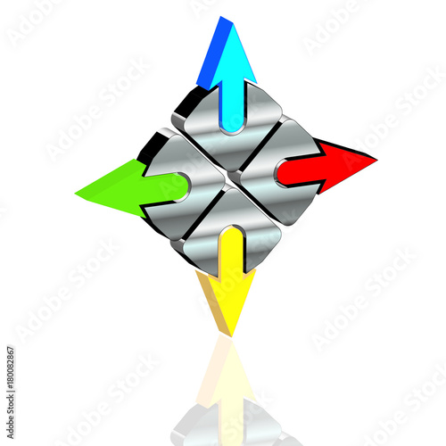 Transport global 3d farbig