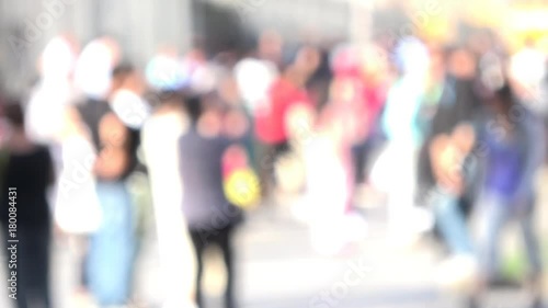 Wallpaper Mural Anonymous crowd of people walking, tourists in Rome, Italy. Intentionally blurred Torontodigital.ca