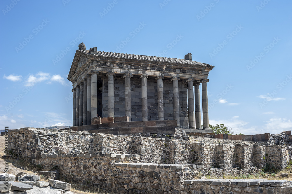 Armenia. The pagan temple and the ruins of the fortress in the village of Garni date back to the first century of our era.
