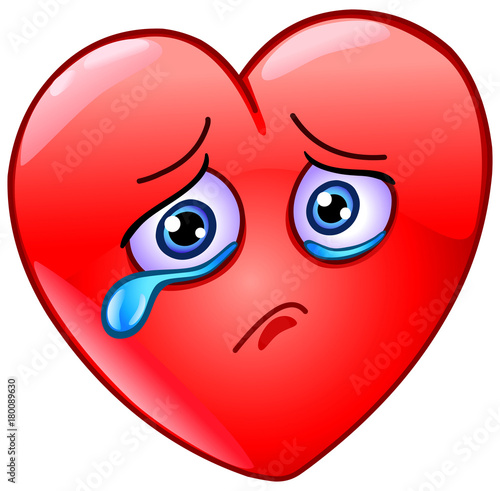 Crying heart