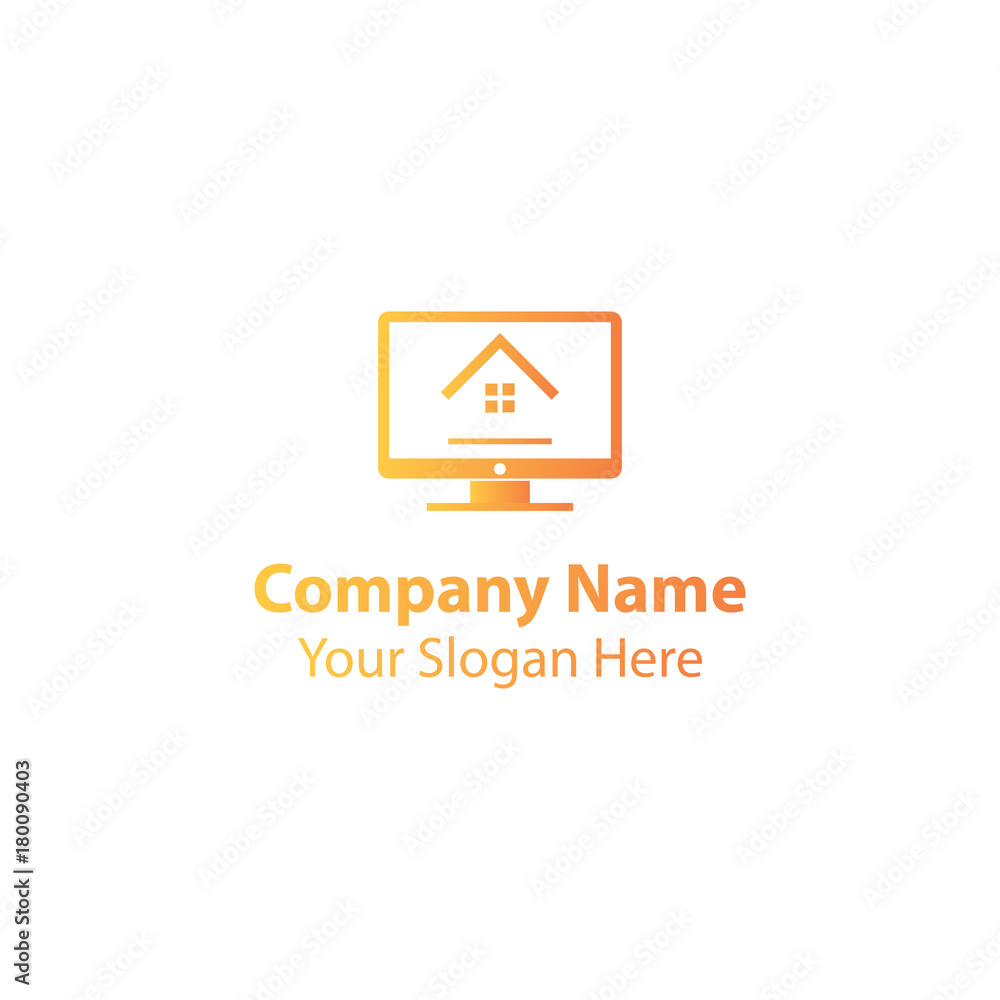 home computer logo design home computer logo design