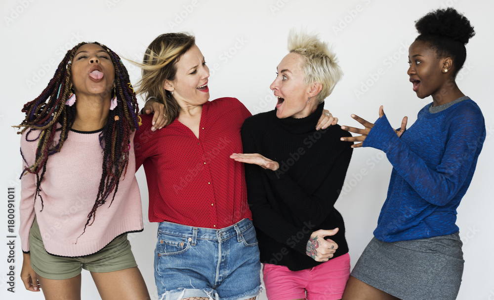 Fototapeta premium Friends having fun together