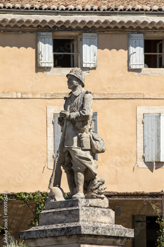 World War I Memorial in the town center, Gordes Provence France photo