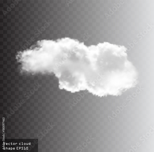 Cloud vector shape illustration