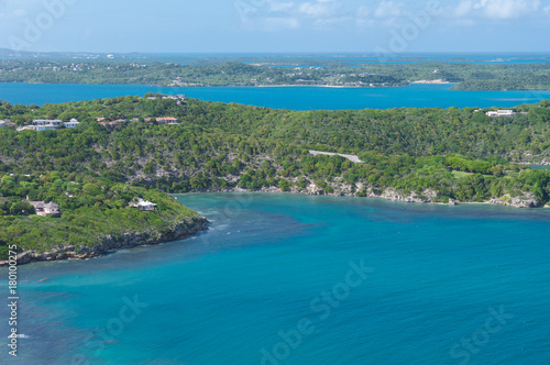 The Caribbean Island Antigua, view from above © Angela Rohde