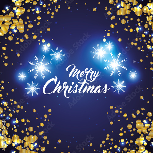 colorful and bright merry christmas background