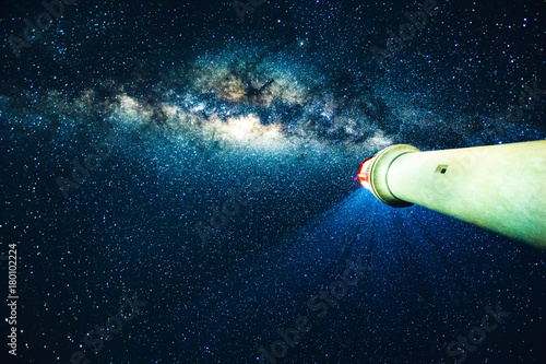 Lighthouse beneath the Milky Way and the stars, Australia © Nikolaj Alexander