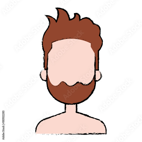 young man shirtless avatar character