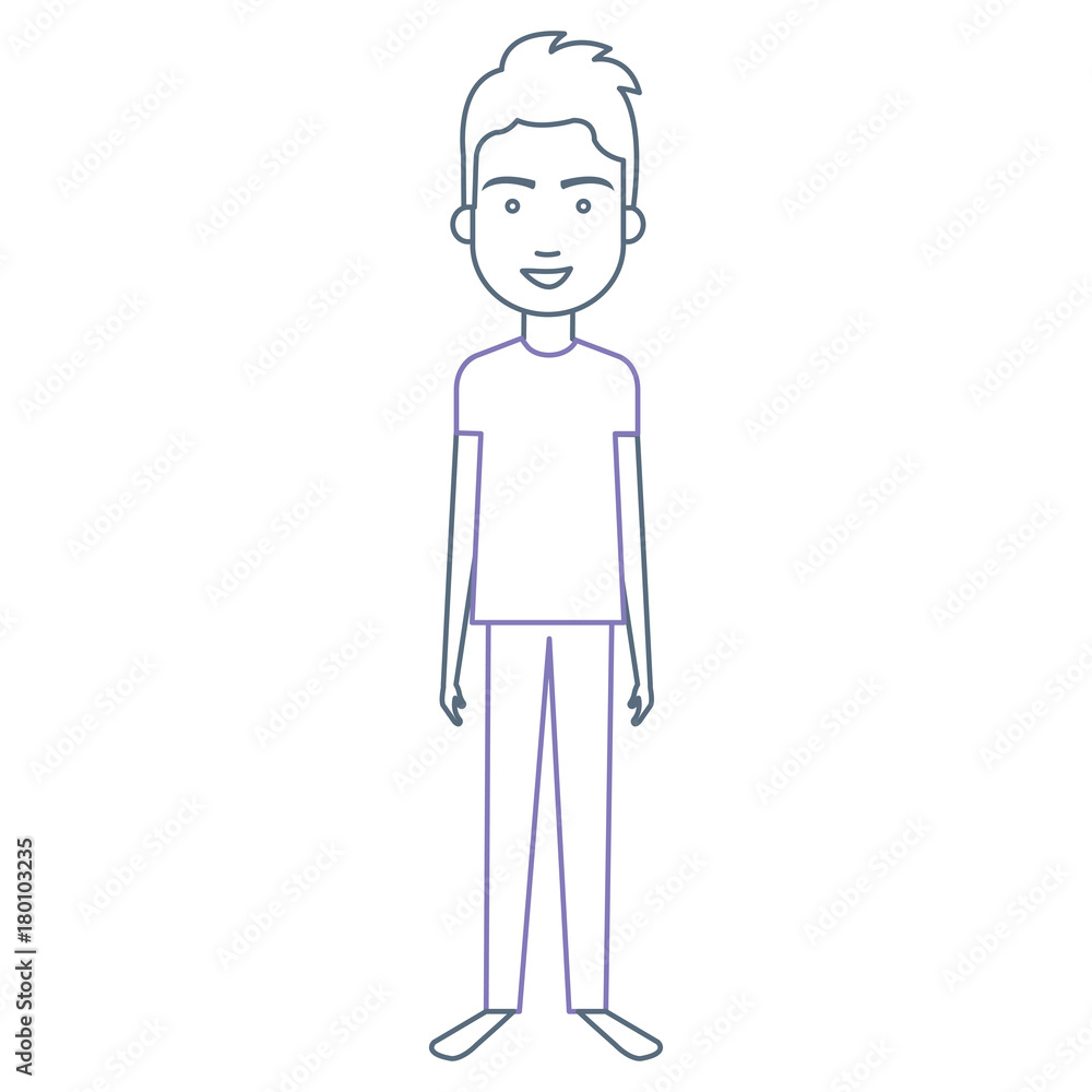 young man avatar character young man avatar character