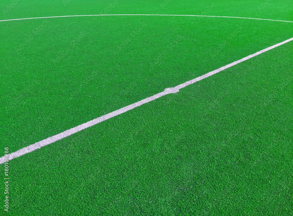 Fototapeta premium artificial turf football field