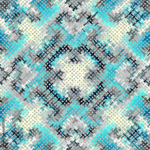 Seamless background pattern. Imitation of a texture of rough canvas painted with paint.