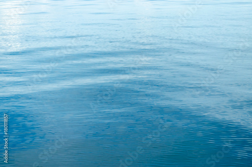 Closeup Surface Ocean Blue Sea Water, Abstract Background Texture.