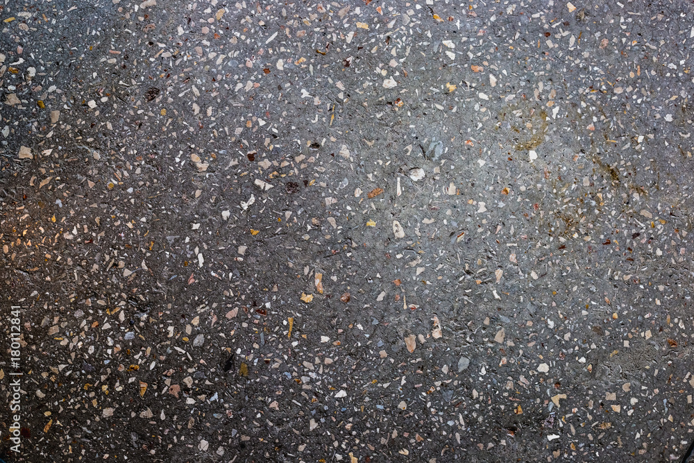 Texture of concrete floor background with small stones Texture of concrete floor background with small stones
