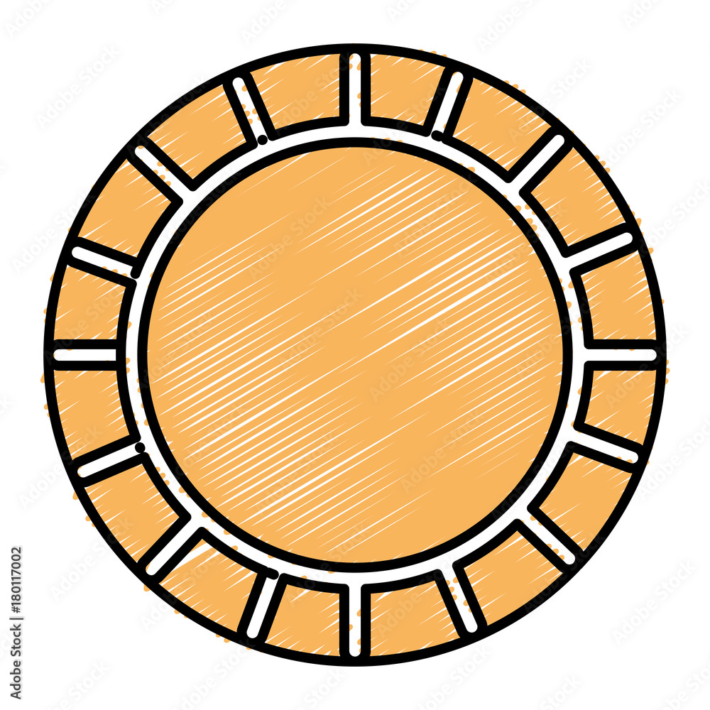 Fototapeta premium coin money isolated icon vector illustration design