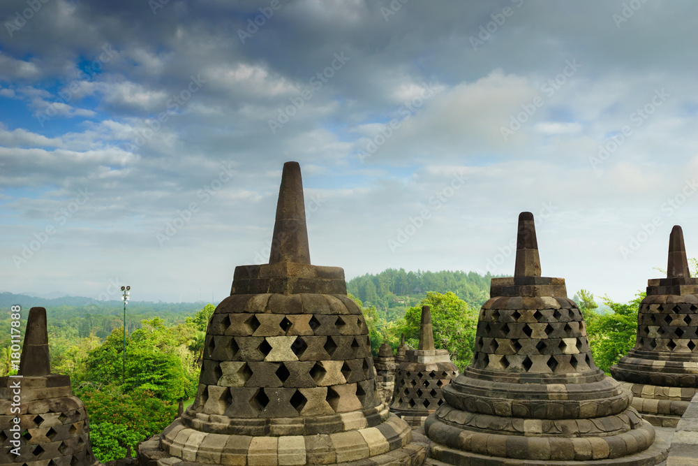 Borobudur Temple (Candi Borobudur), Yogyakarta, Java, Indonesia.