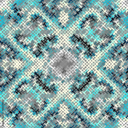 Seamless background pattern. Imitation of a texture of rough canvas painted with paint.
