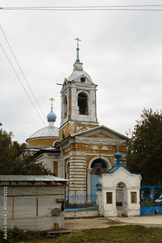 Fototapeta premium Old church in Moscow Region, Russia