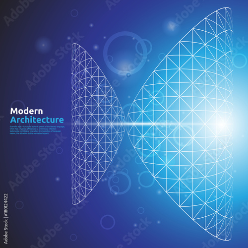 The template for a scientific conference of architecture