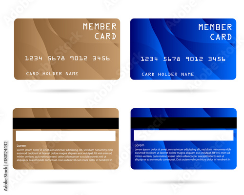 member card, business VIP card, design for privilege member,vector
