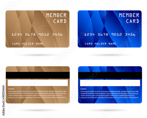 member card, business VIP card, design for privilege member,vector