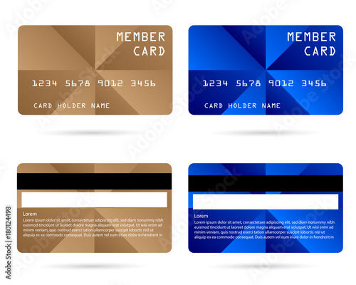member card, business VIP card, design for privilege member,vector