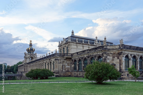 Baroque building Zwinger in Dresden, Germany