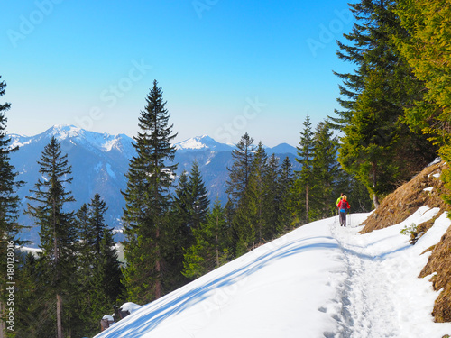 Winterwandern in den Alpen