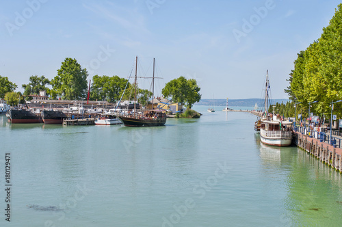 Yachts in harbor