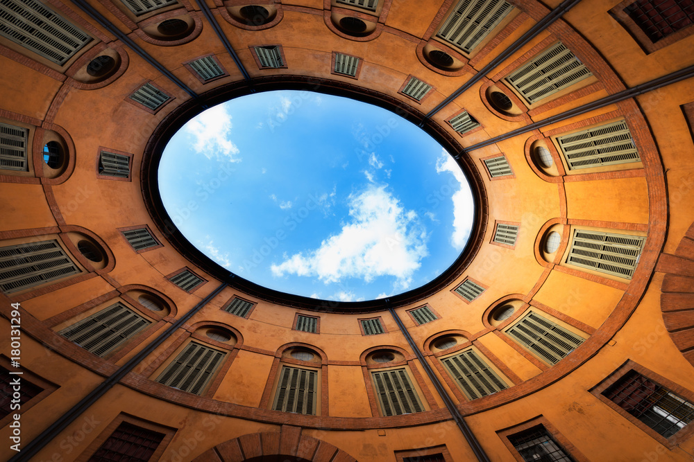 Obraz premium Ferrara, Italy - 07.06.2017.Teatro Comunale di ferrara.View on Via Corso della Giovecca