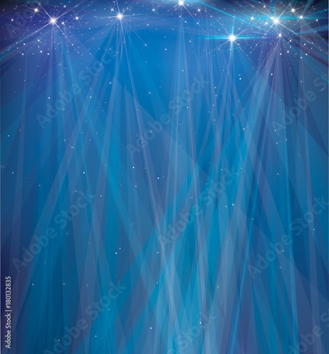 Vector blue  lights background.