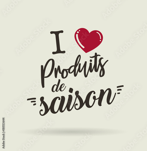 i love produits de saison