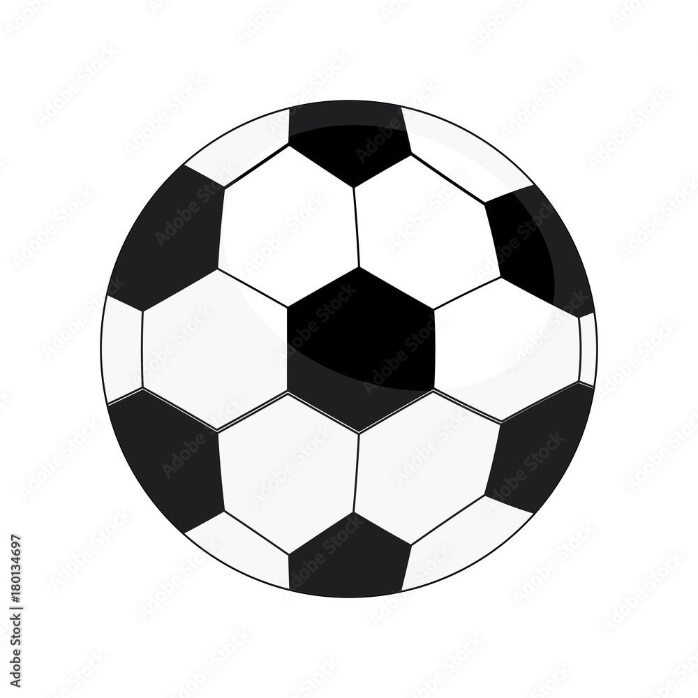 Soccer ball isolated on white background, Vector illustration Soccer ball isolated on white background, Vector illustration