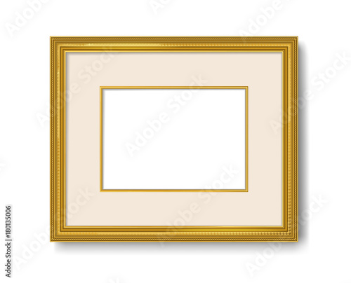 gold vintage picture frame