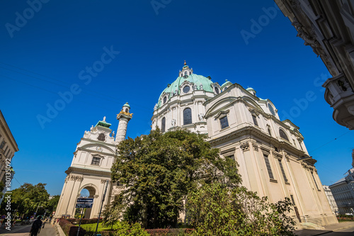 Karlsplatz in der Wiener Innenstadt, Österreich photo