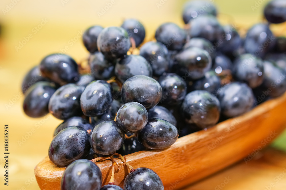 custom made wallpaper toronto digitalGrapes on wood table