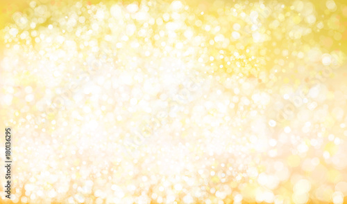 Vector bokeh, sparkle, golden background.