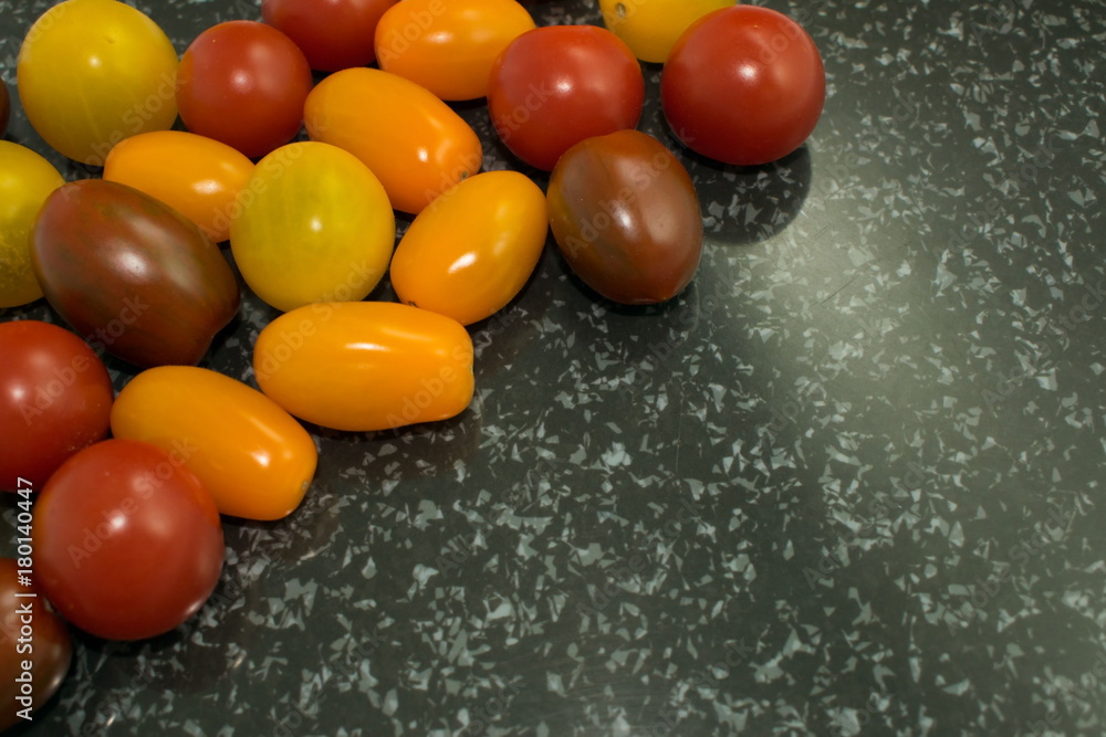 Bunte Tomaten Hintergrund