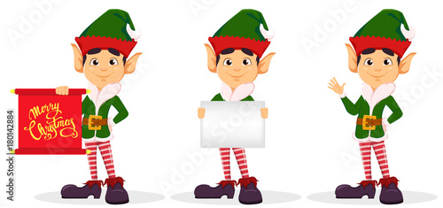 Elf, set of three poses.