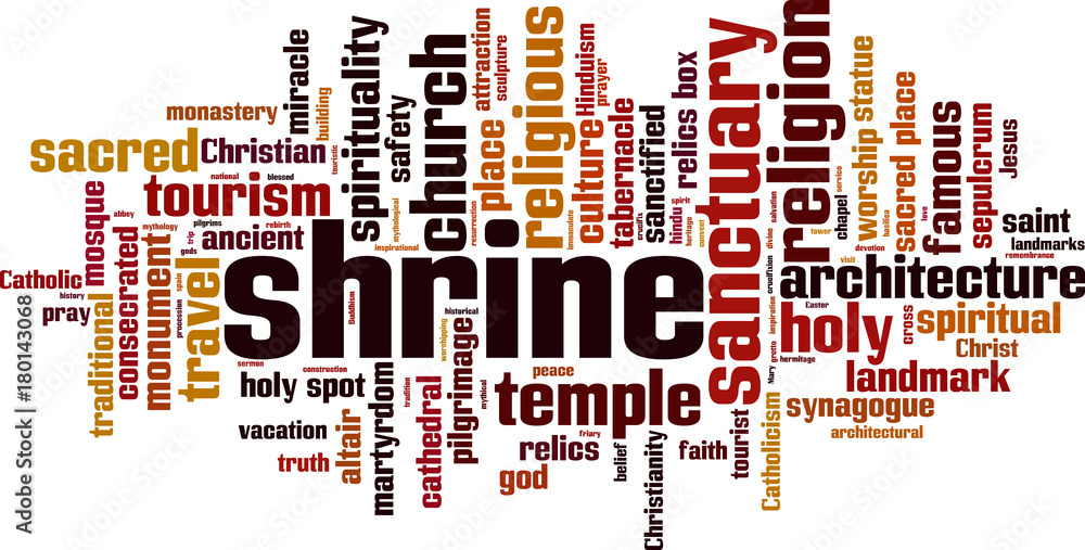 Shrine word cloud Shrine word cloud