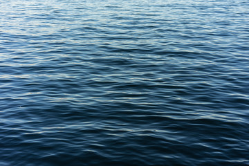 blue water lake close up structure design