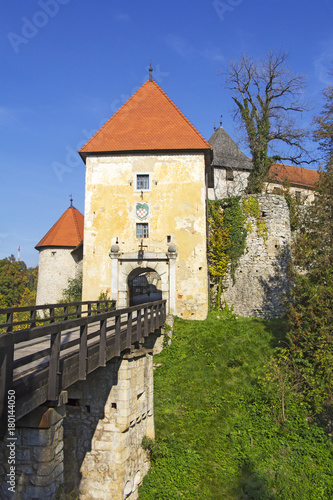 Old Castle Ozalj in the town of Ozalj Croatia
