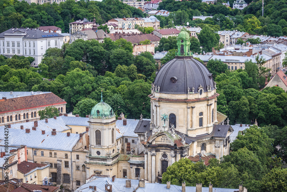 Greek Catholic church of the Holy Eucharist, former Dominican Church and monastery in Lviv, Ukraine